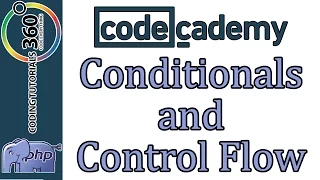 Learn PHP with CodeCademy Conditionals and Control Flow