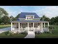 COTTAGE HOUSE PLAN 041-00271 WITH INTERIOR