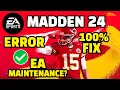 Madden 24 Servers Fix Are Ea Servers Down Right Now Are The Madden Servers Down Fix When