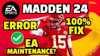 Madden 24 Servers Fix Are Ea Servers Down Right Now Are The Madden Servers Down Fix When