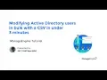 Admin s Guide Modifying Active Directory users in bulk with a CSV