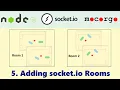 Building an Online Game socket io 05 Adding socket io Rooms