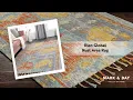 Rien Global Rust Area Rug