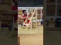 Download Lagu woodworking Shelf Stair into Folding Chair #shorts #trending #chair