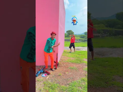 #minecraft #fortnite #freefire #pubg 🤯🔥 Doraemon Fake Mask vs Flying 🪽 Doraemon 😹🤣 #funny #shorts