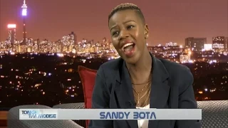 tonight with tim modise sandy bota on social campaign whiteequalsblack u0026 music career