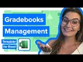 Gradebook template in Excel