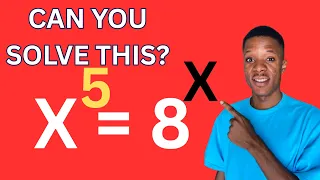 Can you solve this exponential equation Using the Lambert W Function Step-by-Step Tutorial