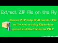 Extract ZIP File using PHP