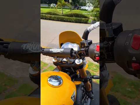 The Updated Triumph Scrambler 400 XC!! Yellow Monster! #shorts #triumphscrambler400xc