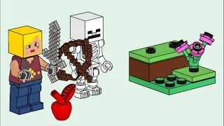 LEGO Instructions | Minecraft | 662409 | Hero with Skeleton | Magazine Gift
