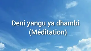 deni yangu ya dhambi m d