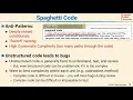 L09 02 Spaghetti Code Overview