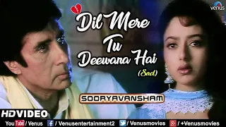 dil mere tu deewana hai sad amitabh bachchan u0026 soundarya sooryavansham ishtar music