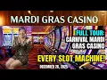 INSIDE the Carnival Mardi Gras Casino FULL Slot Machine Tour See Every Game Turned ON
