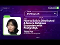 How to Build a Distributed Secure Database Ecosystem with PostgreSQL