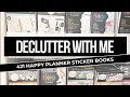 Declutter With Me Sorting Through 421 Sticker Books