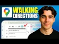 How To Change Google Maps To Walking Directions Tutorial 2026