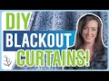 Learn to Make Blackout Curtains in Less than 10 Minutes