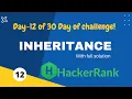 Hackerrank 30 days challenge solution in c Day-12 Inheritance hackerrank c solutions