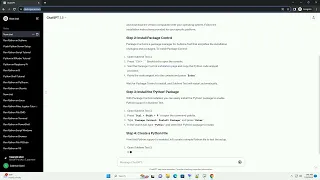 how to run python in sublime text 3