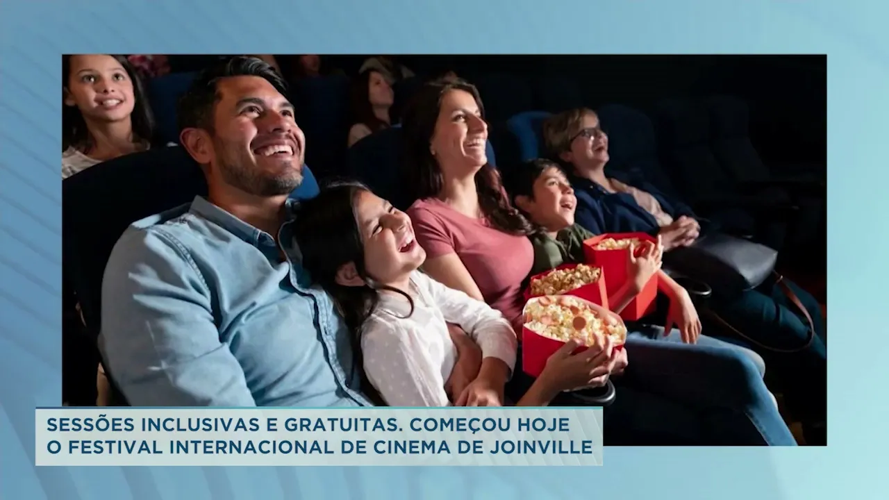 Sessões inclusivas e gratuitas: começou hoje o Festival Internacional de Cinema de Joinville