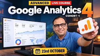 Live Batch of Advanced GA4 Course is starting 23rd Oct- Umar Tazkeer