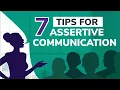 Assertiveness Training 7 Tips For Confident and Assertive Communication Part