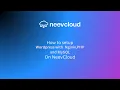 How to Setup WordPress with Nginx MySQL and PHP on NeevCloud Instance NeevCloud