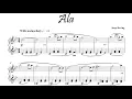 Joep Beving - Ala - Piano sheet music