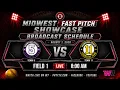 2026 SHOWTIME SPORTS MIDWEST FAST PITCH SHOWCASE TEAM 5 VS TEAM 11 FIELD 1