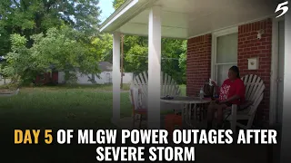 Day 5 of MLGW power outages after severe storm