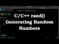 Generating Random Numbers