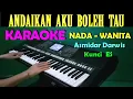Kalau Jodoh Takkan Kemana - Karaoke Nada Cewek / Wanita || Lirik, HD