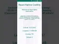 Geolocation - React Native