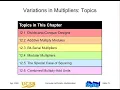 UCSB ECE 252B Spring 2020 Lecture 10 Variations in Multipliers