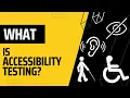 What is Accessibility testing