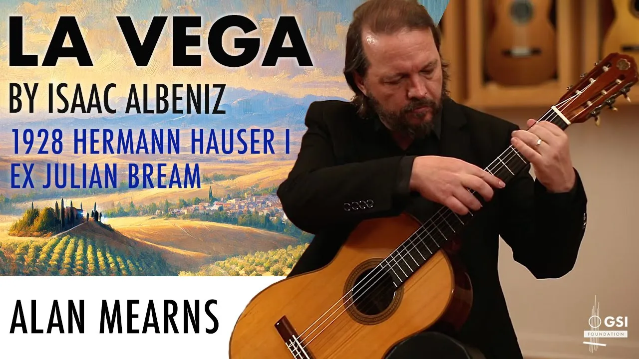Isaac Albeniz's "La Vega" performed by Alan Mearns on a 1928 Hermann Hauser I (ex Julian Bream) Isaac Albeniz's "La Vega" performed by Alan Mearns on a 1928 Hermann Hauser I (ex Julian Bream)