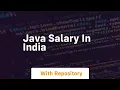 java salary in india