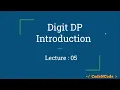 L05 Digit DP Introduction Dynamic Programming Part 2 CodeNCode