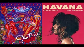 santana ft camila cabello u0026 rob thomas smooth havana 2 0 no rap version mashup