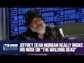 Jeffrey Dean Morgan Really Got His Nose Broken by Andrew Lincoln on The Walking Dead 2018