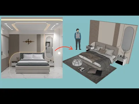 How To Make a Cool Bedroom Wall in Minutes!