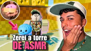 JOGUEI A TORRE MAIS SATISFATÓRIA FAZENDO ASMR NO ROBLOX 