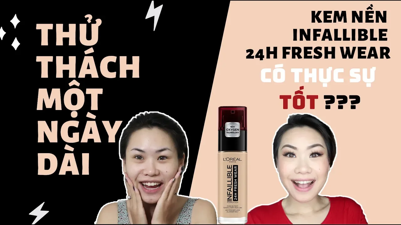 HOLY MOLY | LOREAL INFALLIBLE 24HR WATERPROOF POWDER FOUNDATION | WEAR TEST. 