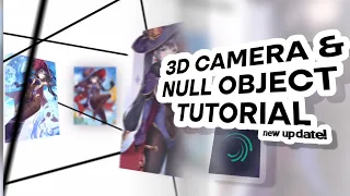 Download 3d Camera \u0026 Null Object Tutorial | For Typography Edits - Alight motion 4.0 tutorials MP3