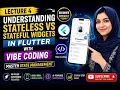 lecture 04 Stateless vs Stateful Widgets in Flutter Mobile App Development