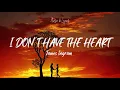 James Ingram - I Don't Have The Heart (Lyrics)