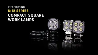 Video: LED work light | 12 watts | 1000 lumen | 10–80V | Floodbeam black | 8112B80V