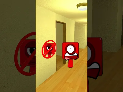 Sprunki  Numberblocks One Got Kicked out of the room in Hotel Garry’s Mod